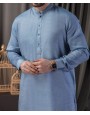 MEN SEMI FORMAL BLUE KURTA