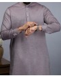 MEN SEMI FORMAL LIGHT BROWN KURTA
