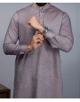 MEN SEMI FORMAL LIGHT BROWN KURTA