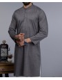 MEN CASUAL CHARCOAL KURTA