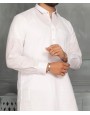 MEN KAMEEZ SHALWAR PLAIN WHITE