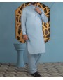 MEN  SHALWAR KAMEEZ PLAIN SKY BLUE