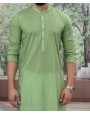 MEN KURTA PRINTED GREEN