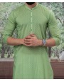 MEN KURTA PRINTED GREEN