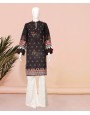 Black Triangle 1Pc Stitched Kurti