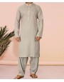 Men Kameez Shalwar Plain Light Green
