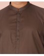 Men Kameez Shalwar Plain Dark Grey