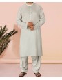 Men Kameez Shalwar Plain Grey