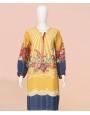 Yellow Lines 1Pc Stitch Kurti