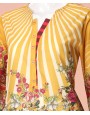 Yellow Lines 1Pc Stitch Kurti