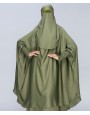 Jilbab 3 Piece Set - Toned Olive