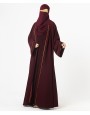 Cairo 5Pc Set Abaya - Mulberry