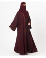Cairo 5Pc Set Abaya - Mulberry