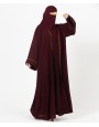 Cairo 5Pc Set Abaya - Mulberry