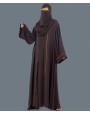 Cairo 5Pc Set Abaya - Saddle