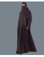 Cairo 5Pc Set Abaya - Saddle