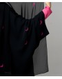 Qamar Collection Abaya - Neon Pink