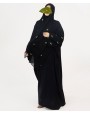Qamar Collection Abaya - Lime