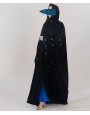 Qamar Collection Abaya - Aqua