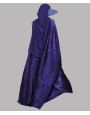 Metallic 3Pc Set Abaya- Purple