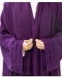 Orchid 4 Pc Set Abaya-Purple