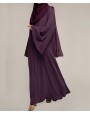 Queen Dress Abaya - Plum
