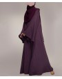 Queen Dress Abaya - Plum