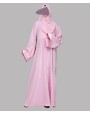 Web 3 Pc Set Abaya - Pink