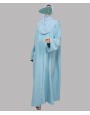 Web 3 Pc Set Abaya - Sky