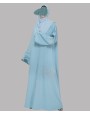 Web 3 Pc Set Abaya - Sky
