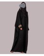 Black Gold 3 Pc Set Abaya