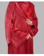 Sitara Abaya - Chilli Red