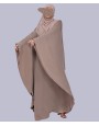 Alana 3 Pc Set Abaya - Nude