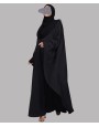 Alana 3 Pc Set Abaya - Black