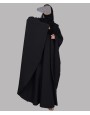 Alana 3 Pc Set Abaya - Black