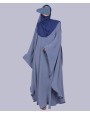 Alana 3 Pc Set Abaya - French Blue