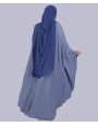 Alana 3 Pc Set Abaya - French Blue