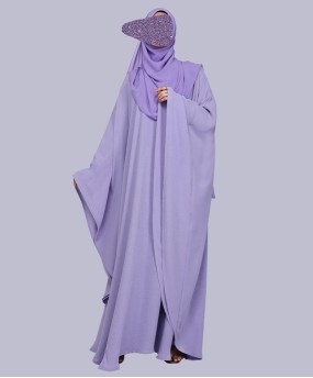 Alana 3 Pc Set Abaya - Orchid