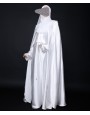 Zahra 4 Pc Set Abaya - White