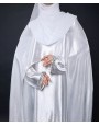 Zahra 4 Pc Set Abaya - White