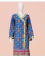 Blue Web 1Pc Stitched Kurti