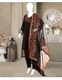Black Multi 3 Pc Stitched Suit