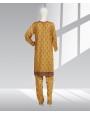 2 Piece Stitched Suit -Yellow