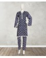 2 Piece Stitched Suit -Blue