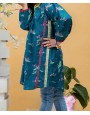 BLUE NIGHT STITCHED 1PC STITCH KURTI
