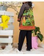 Black Garden Printed 2Pc Stitched Suit