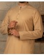 MEN KURTA PLAIN FAWN