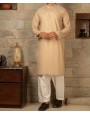MEN KURTA PLAIN FAWN
