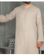MEN KURTA PLAIN GREY