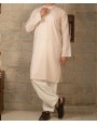 MEN KURTA PLAIN PEACH